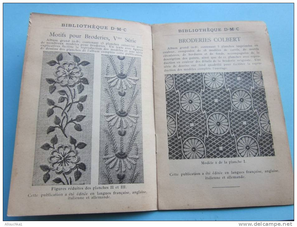 Point De Croix,alphabet Et Monogrammes,broderie Colbert,nouveaux Dessins-IVé Série Loisirs Créatifs:bibliothèque D.M.C. - Point De Croix