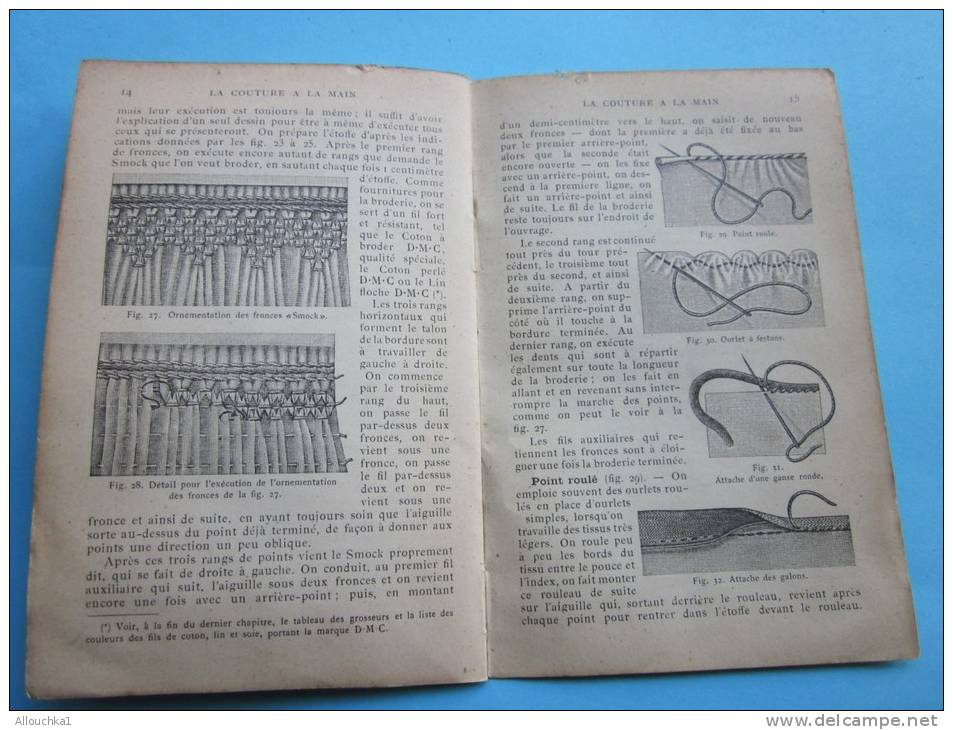 la couture à la main, planchera broderie au point plat sur velours,Loisirs créatifs:bibliothèque D.M.C.