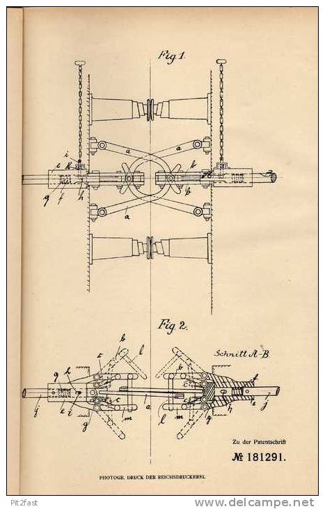 Original Patentschrift - W. Schurr In Canstatt B. Stuttgart , 1905, Kupplung , Eisenbahn !!! - Historische Dokumente