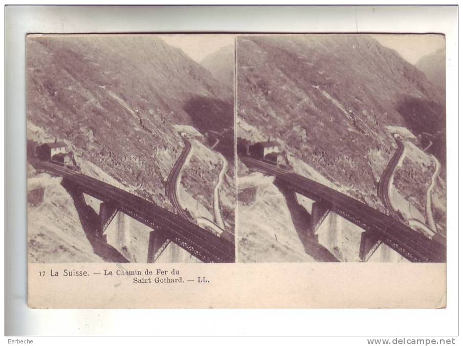 LA SUISSE .- Le Chemin De Fer Du Saint-Gothard - Sonstige & Ohne Zuordnung