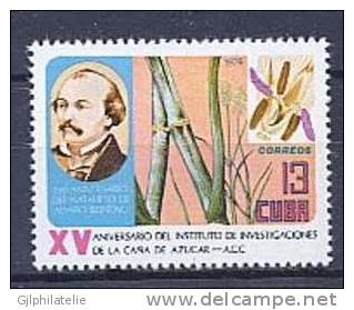 CUBA 2155 NEUF Alvaro Reinoso - Canne à Sucre - Unused Stamps