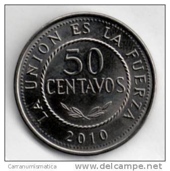 BOLIVIA 50 CENTAVOS 2010 - Bolivia