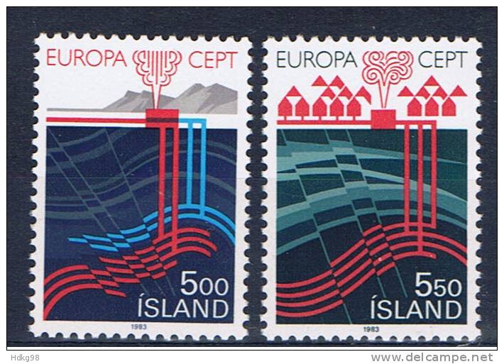 IS+ Island 1983 Mi 598-99 Mnh EUROPA - Unused Stamps