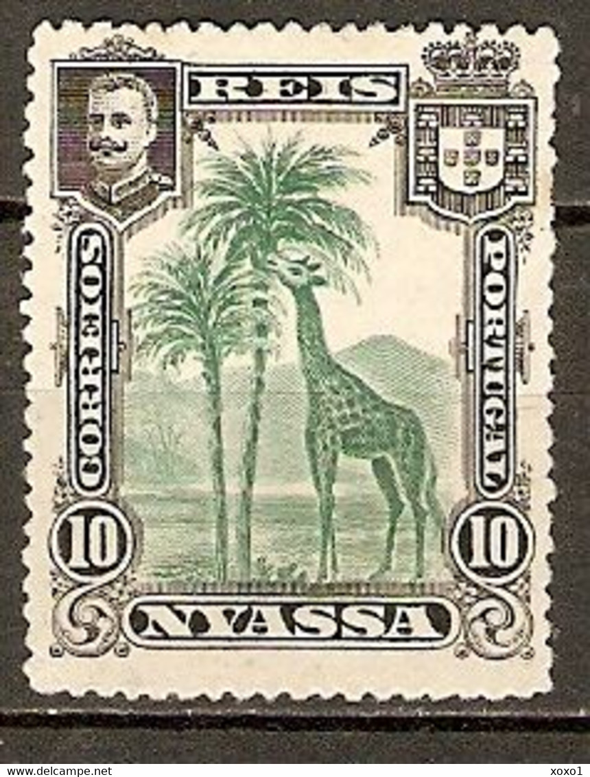 Nyassa Port. 1901  MiNr. 29 Fauna Giraffes 1v   Mint  2,20 € - Giraffes