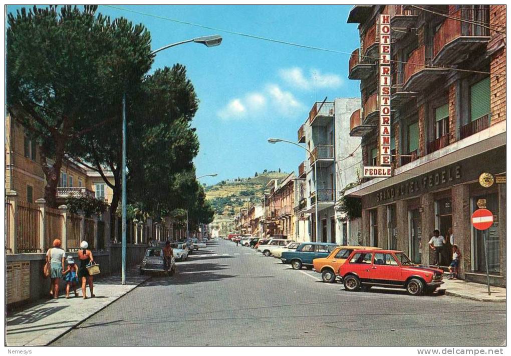 1979 MELITO PORTO SALVO CORSO GARIBALDI FG V 3 SCAN FB PALLAVOLO ANIMATA AUTOMOBILI HOTEL FEDELE - Reggio Calabria