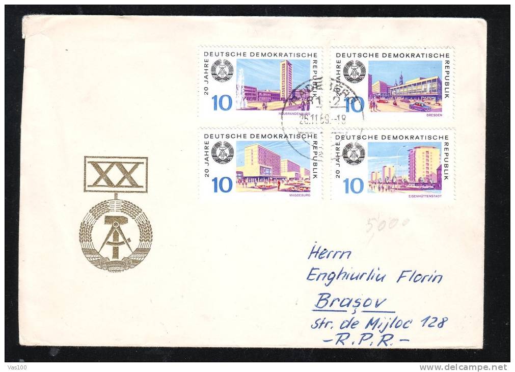 GERMANY, 1969, COVER, STAMPS - Lettres & Documents