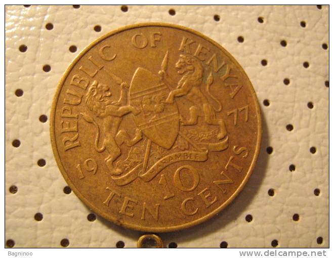 KENYA 10 Cents 1977 - Kenia