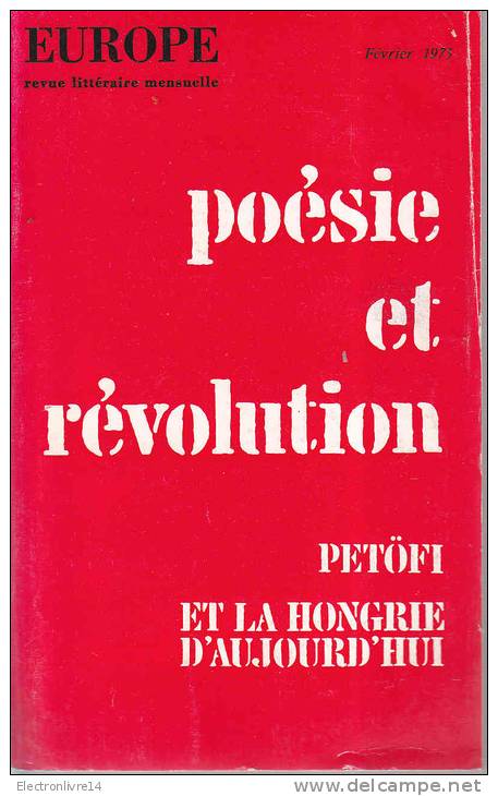 Europe  526  Poesie Et Revolution - Autres & Non Classés