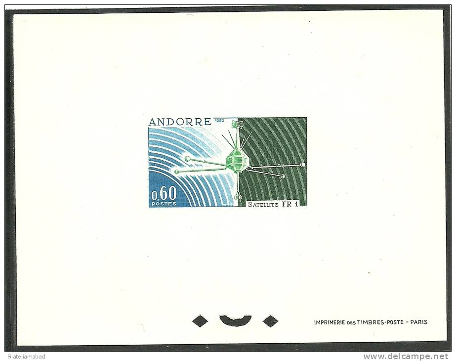 ANDORRA-PRUEBA DE LUJO CORREO FRANCES CATALOGO M. ABAD. Nº 177 - Hojas Bloque