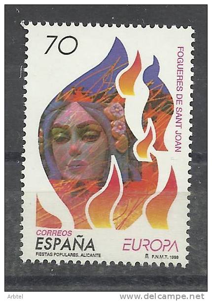 EUROPA CEPT HOGUERAS DE SAN JUAN FUEGO - Otros & Sin Clasificación