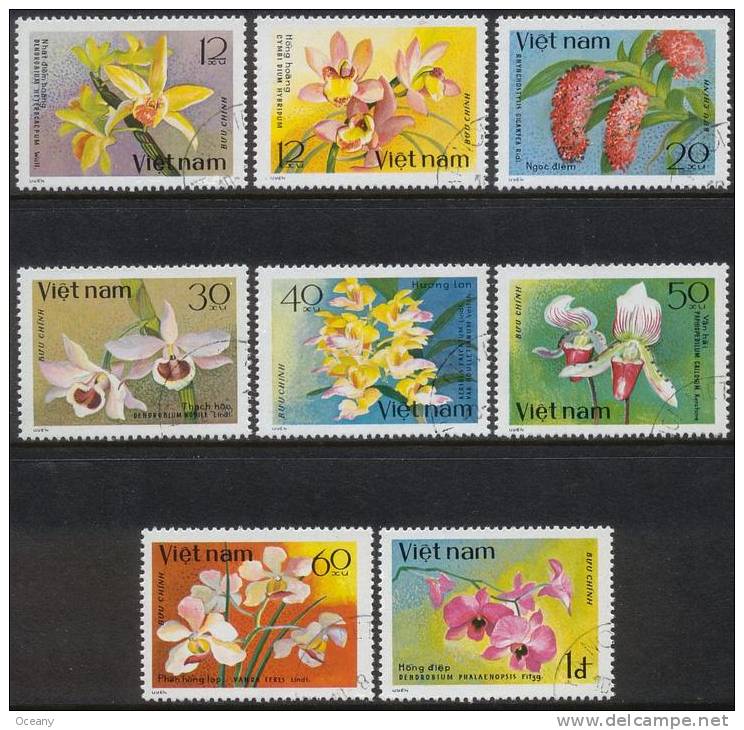 Vietnam - Orchidées 191/198 Oblit. - Orchidées