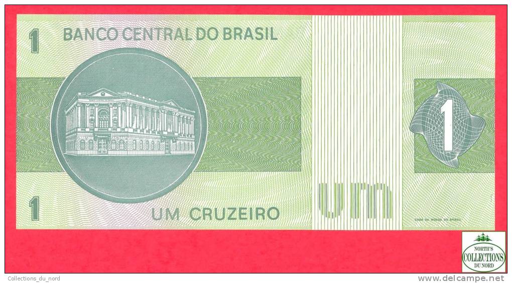 Brazil 1 Cruzeiro 1986 Uncirculated  Banknote / Brésil -  Billet - Papier Monnaie / Brasil - Brésil