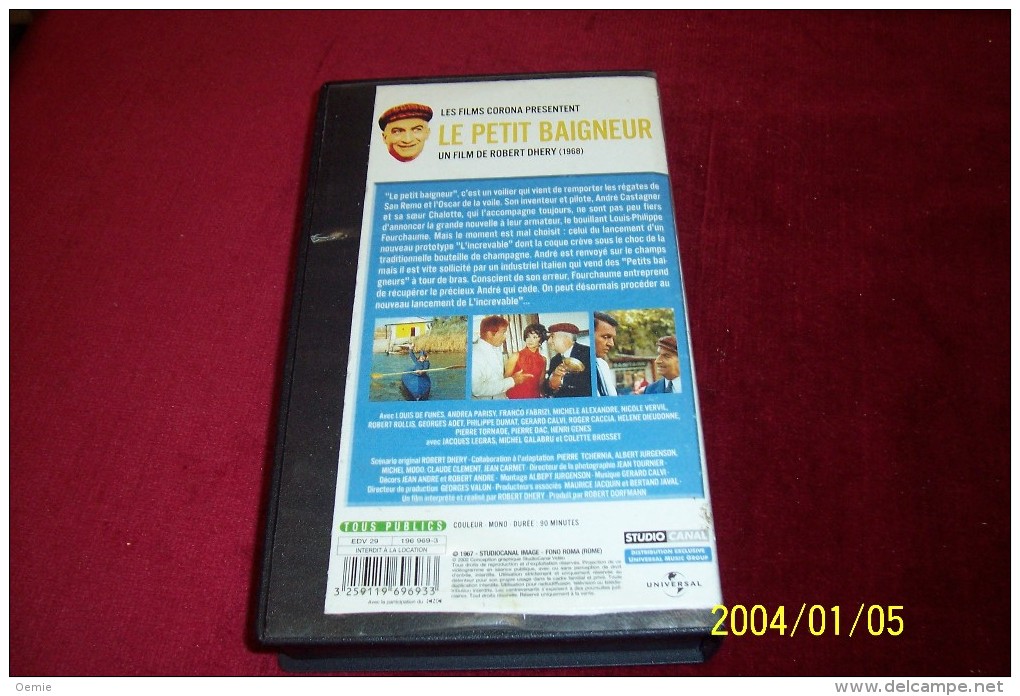 LOUIS  DE  FUNES  °  LE PETIT BAIGNEUR  DE ROBERT DHERY - Komedie