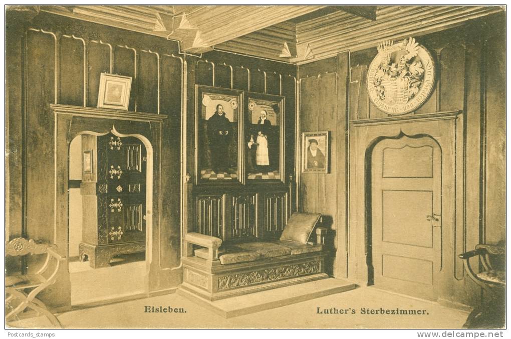 Eisleben Luther`s Sterbezimmer, 1910 - Eisleben