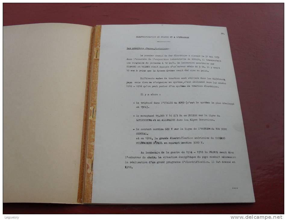 Electrification En France Et A L'Etranger - Ferrocarril & Tranvías