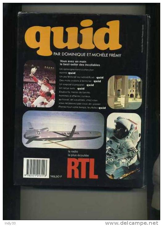 - QUID 1984 . RTL ROBERT LAFFONT . - Encyclopaedia