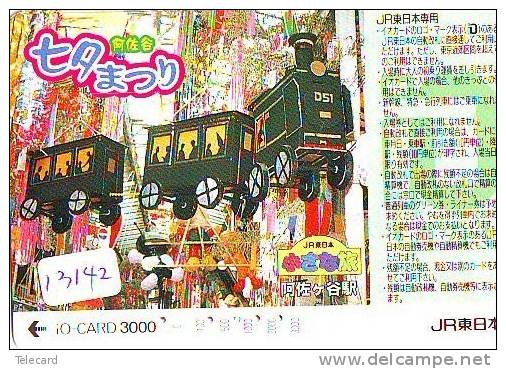 Carte Prépayée  Japon * TRAIN *  IO CARD (13.142) Japan Prepaid Card * Eisenbahn ZUG * Karte * TREIN * JR - Trains