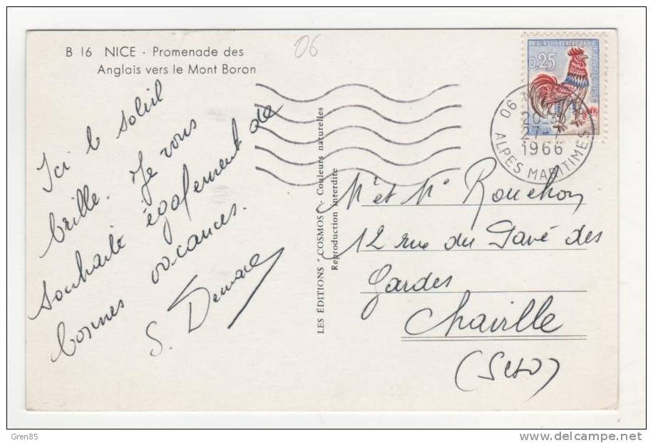 CPSM NICE, NOMBREUSES AUTOS VOITURES ANCIENNES, CITROEN 2 CV 2CV, Format 9 Cm Sur 14 Cm Environ, ALPES MARITIMES 06 - Traffico Stradale – Automobili, Autobus, Tram