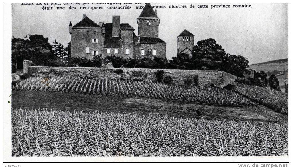 PIERRECLOS LE CHATEAU  LE MACONNAIS ENVIRONS DE SERRIERES - Otros & Sin Clasificación