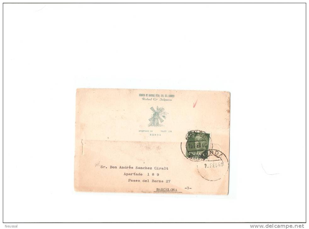 Tarjeta  1960 - Franchise Postale