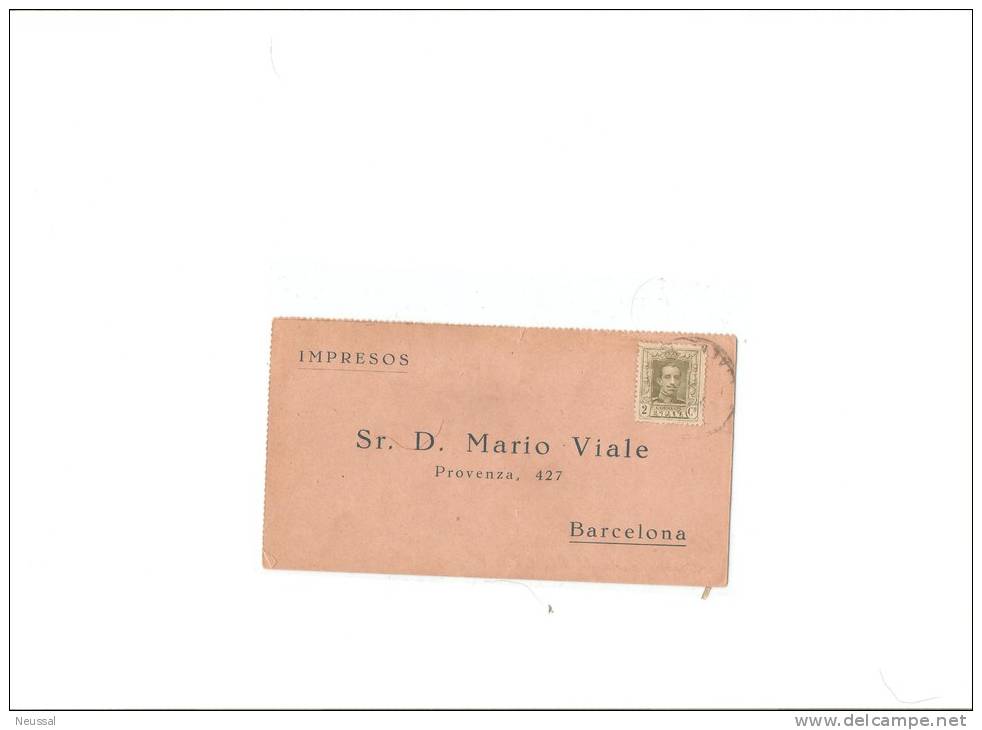 Impreso 1933 - Franchise Postale