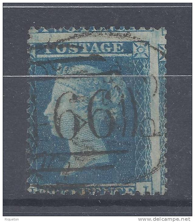 GRANDE-BRETAGNE - 1854-55 - N° 11 OBLITERE - PICAGE  DECALE - COTE 275 € - TB . - Used Stamps