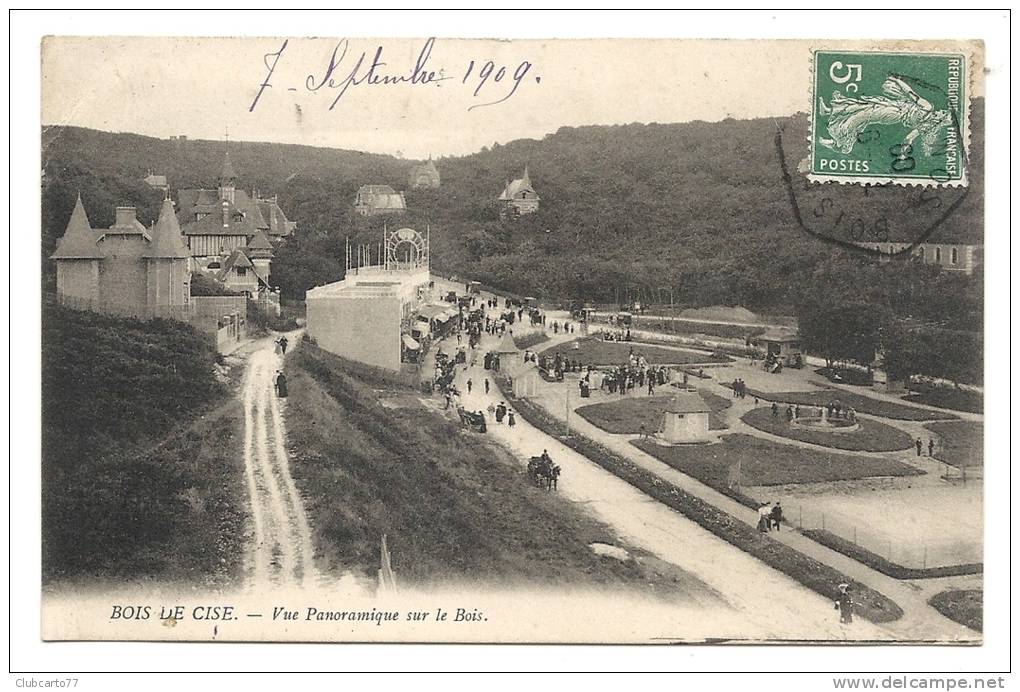Bois-de-Cise (80) : Vue Générale De La Place Centrale En Bord De Mer En 1910 (animée). - Bois-de-Cise