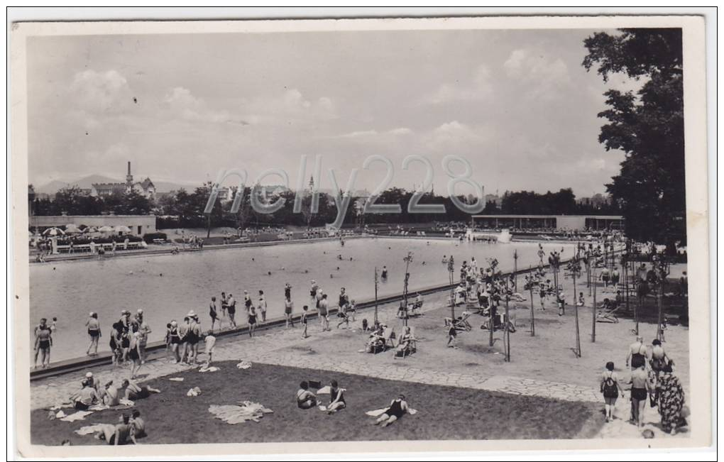 Budapest - Margitsziget Strand Es Hullamfürdö - Margareteninsel Strand Und Wellenbad (24a215) - Ungheria