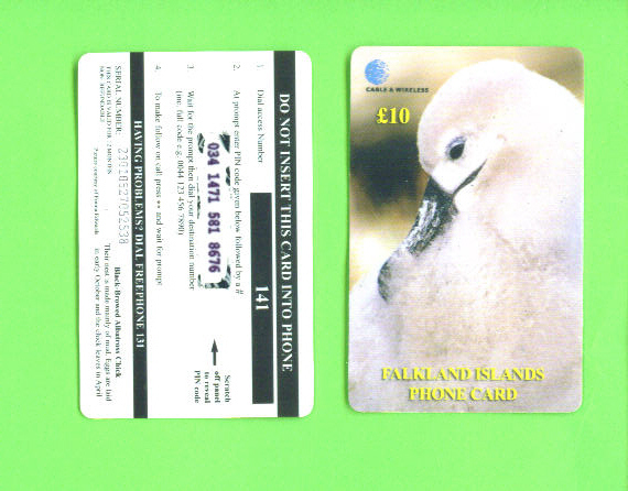 FALKLAND ISLANDS - Remote Phonecard As Scan - Falkland Islands