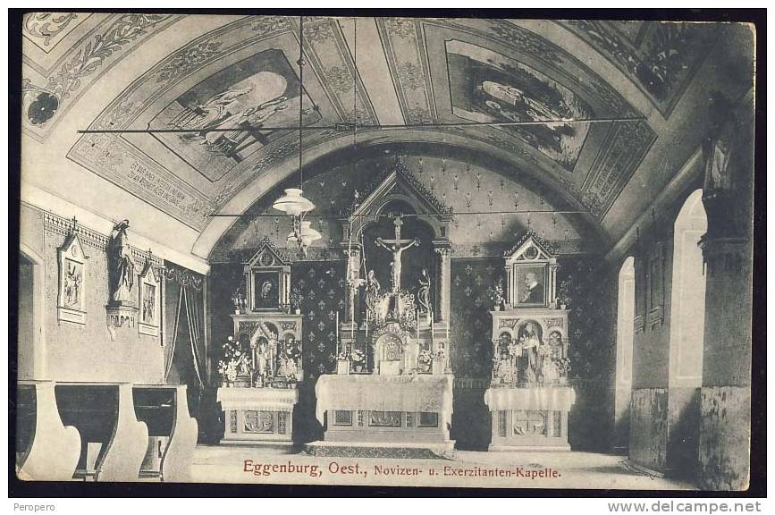 EGGENBURG  NOVIZEN - U EXERZITANTEN KAPELLE       Old Postcard - Autres & Non Classés