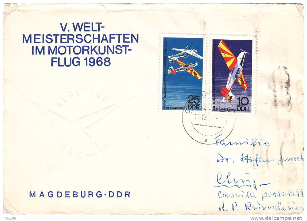 1968, MAGDEBURG, COVER, SENT TO MAIL, GERMANY - Lettres & Documents