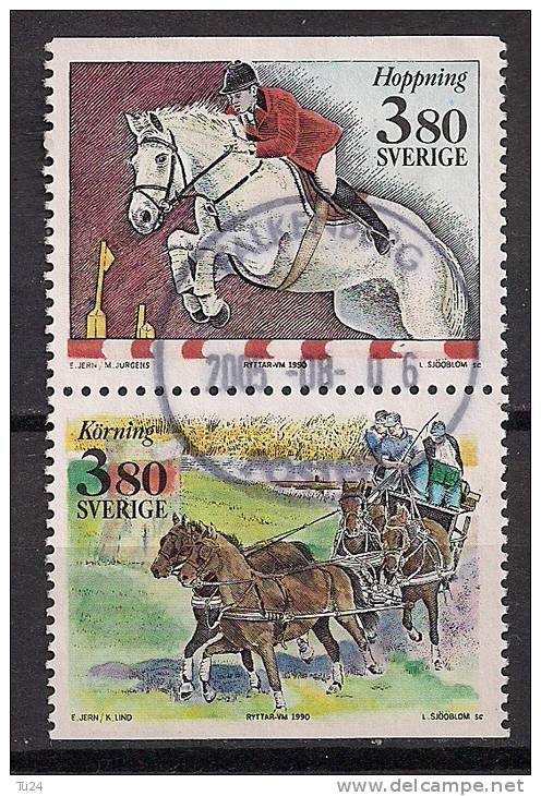 Schweden  (1990)  Mi.Nr.  1603 + 1606  Gest. / Used  (f60) - Usados