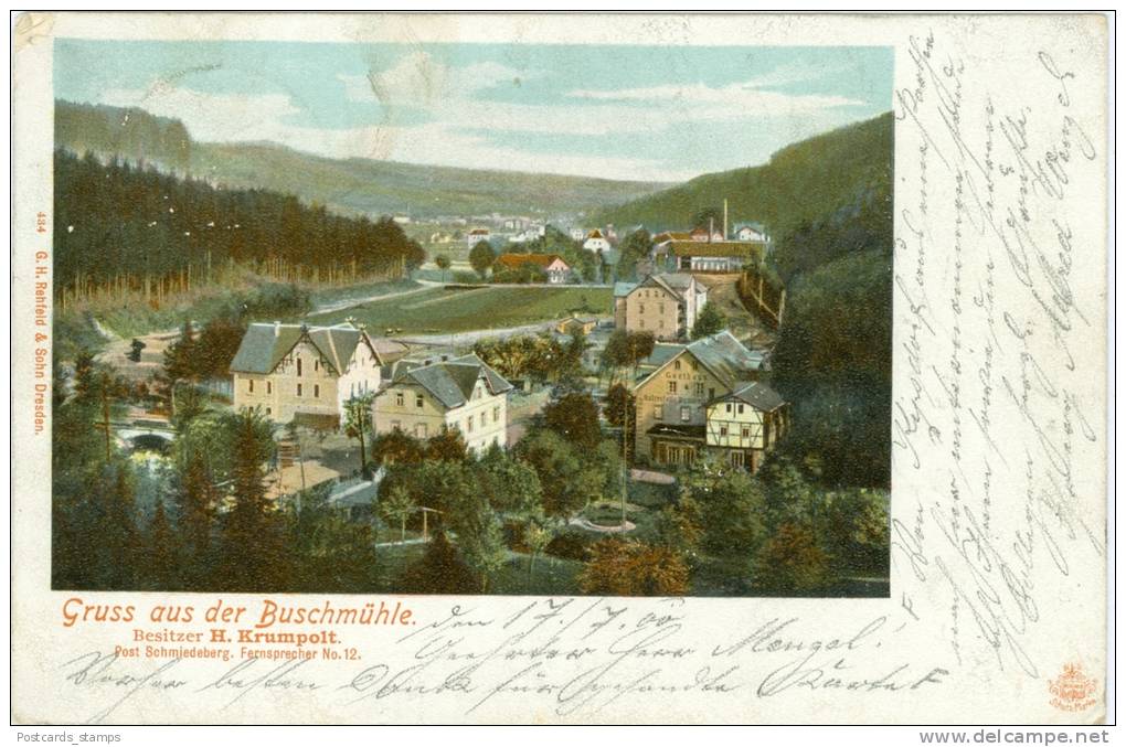 Buschmühle B. Schmiedeberg, 1900 - Schmiedeberg (Erzgeb.)