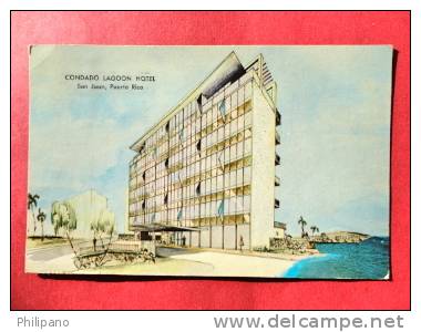> Puerto Rico   San Juan  Condado Lagoon Hotel 1964 Cancel  =====     =====  Ref   481 - Puerto Rico