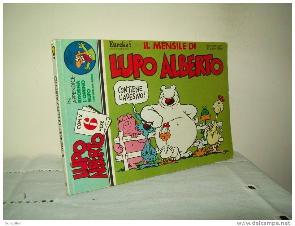 Il Mensile Di Lupo Alberto (Corno 1984) N. 6 - Lupo Alberto