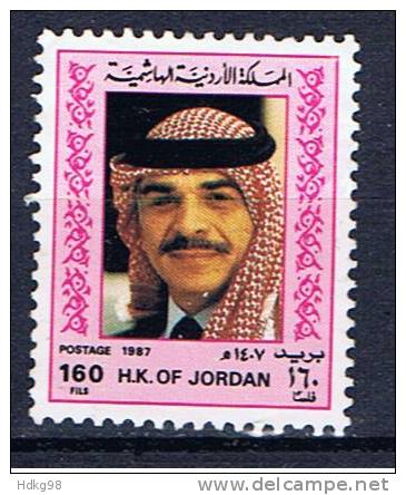 JOR+ Jordanien 1987 Mi 1373 König Hussein - Jordania