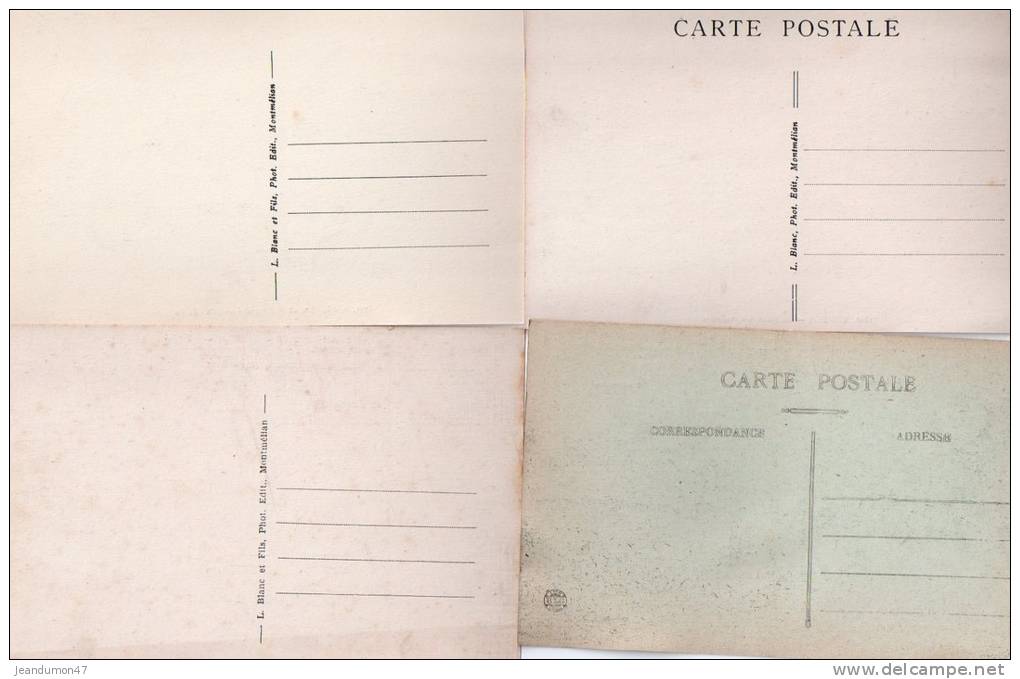 LOT 4 CARTES. ANNECY - AIX LES BAINS, AIGUEBELLE. - 5 - 99 Cartoline