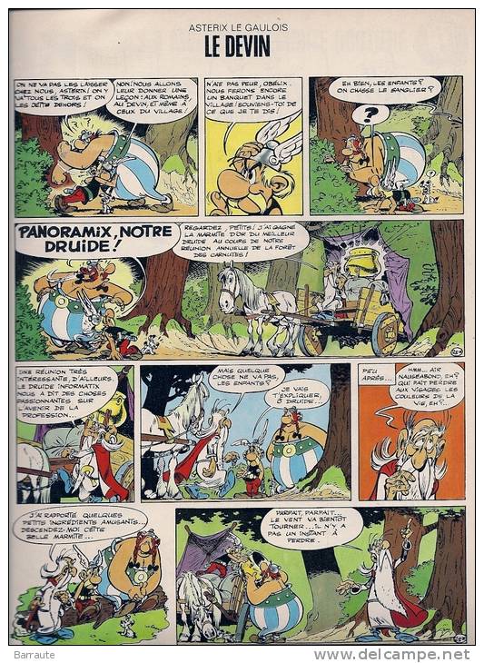 PILOTE N° 664 Du 27 /07/1972  .Dessin De Couverture Signé TOUIS. 4 Planches DELIRIUS+2 Planches Asterix LE DEVIN . - Pilote