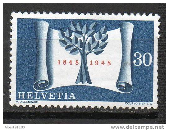 SUISSE   30c Bleu Rouge 1948 N°456 - Ungebraucht