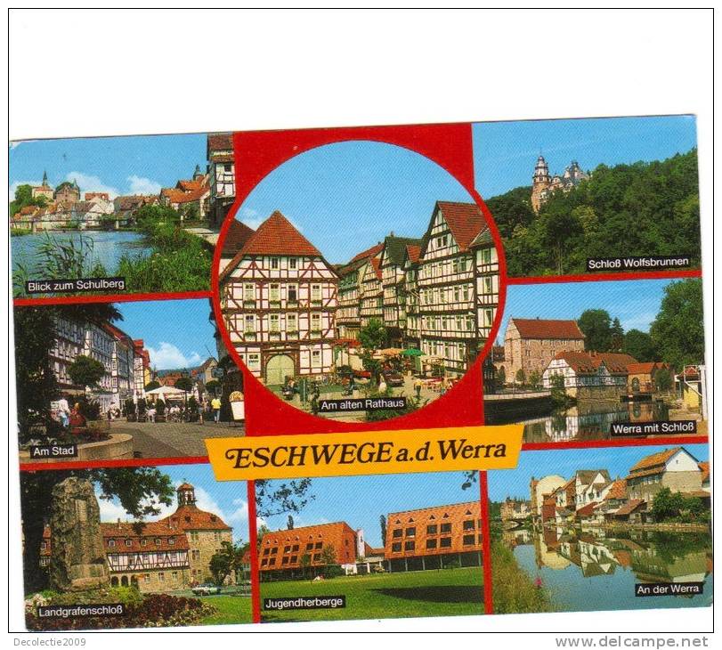 ZS28685 Germany Eschwege A D Werra Multiviews Used Perfect Shape Back Scan At Request - Eschwege