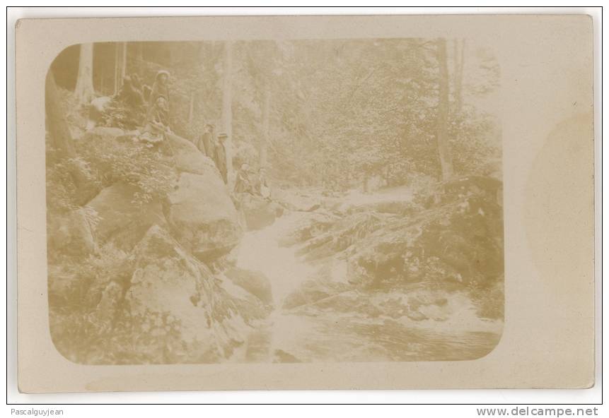 CARTE PHOTO ILSENBURG - ILSETAL - JUILLET 1909 - PROMENEURS - Ilsenburg