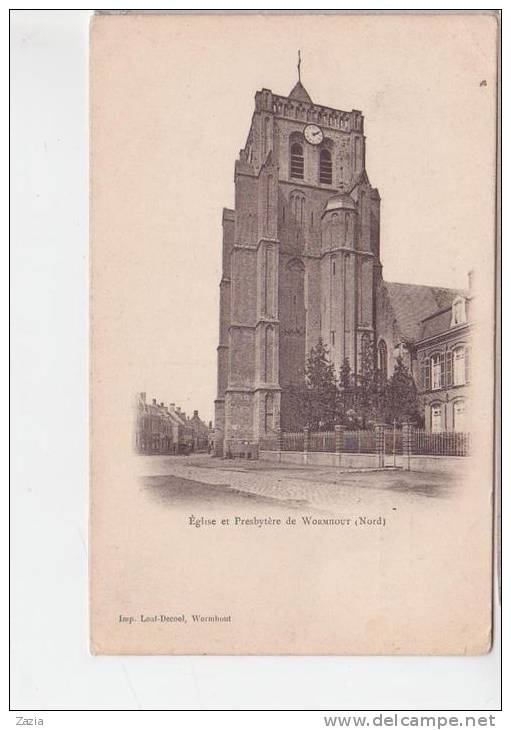 59.493/ Eglise Et Presbytere De WORMHOUT - Wormhout