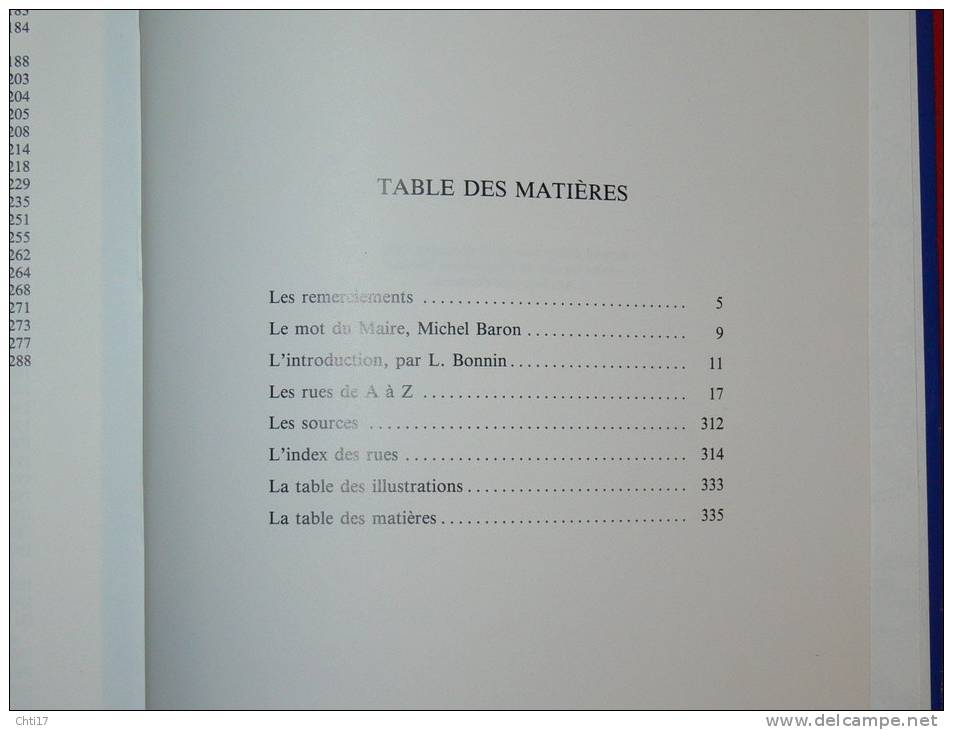 SAINTES ET L HISTOIRE DE SES RUES AVEC PLAN EDIT SOCIETE ARCHEO ET HIST EN 1992