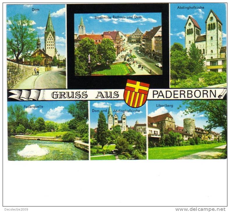 ZS28760 Germany Paderborn Multiviews Not Used Perfect Shape Back Scan At Request - Paderborn