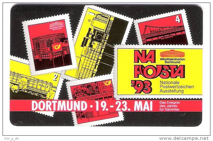 Germany - O596  03/93 - NA Posta 93 - Briefmarken Messe - Stamp Fair - Private Chip Card - O-Series : Customers Sets
