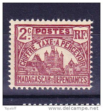 Madagascar Taxe N°8 Neuf Sans Charniere - Postage Due
