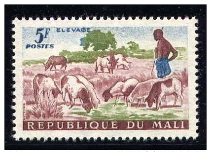 MALI - N° 21** - TROUPEAU DE MOUTONS - Mali (1959-...)