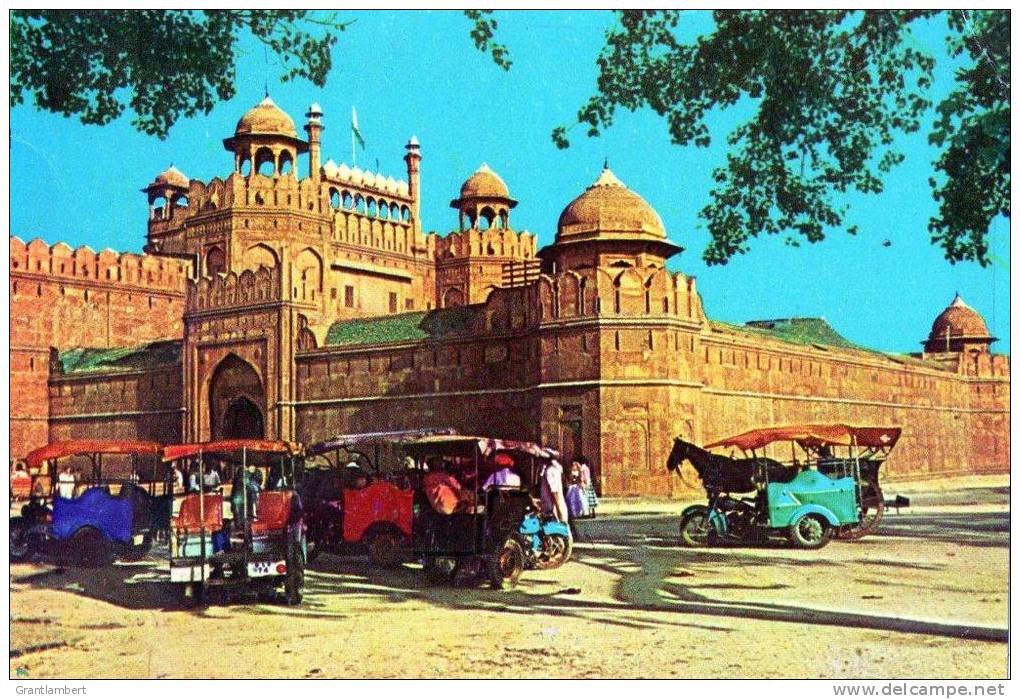 The Red Fort, Delhi, India, No Publisher, Unused - India