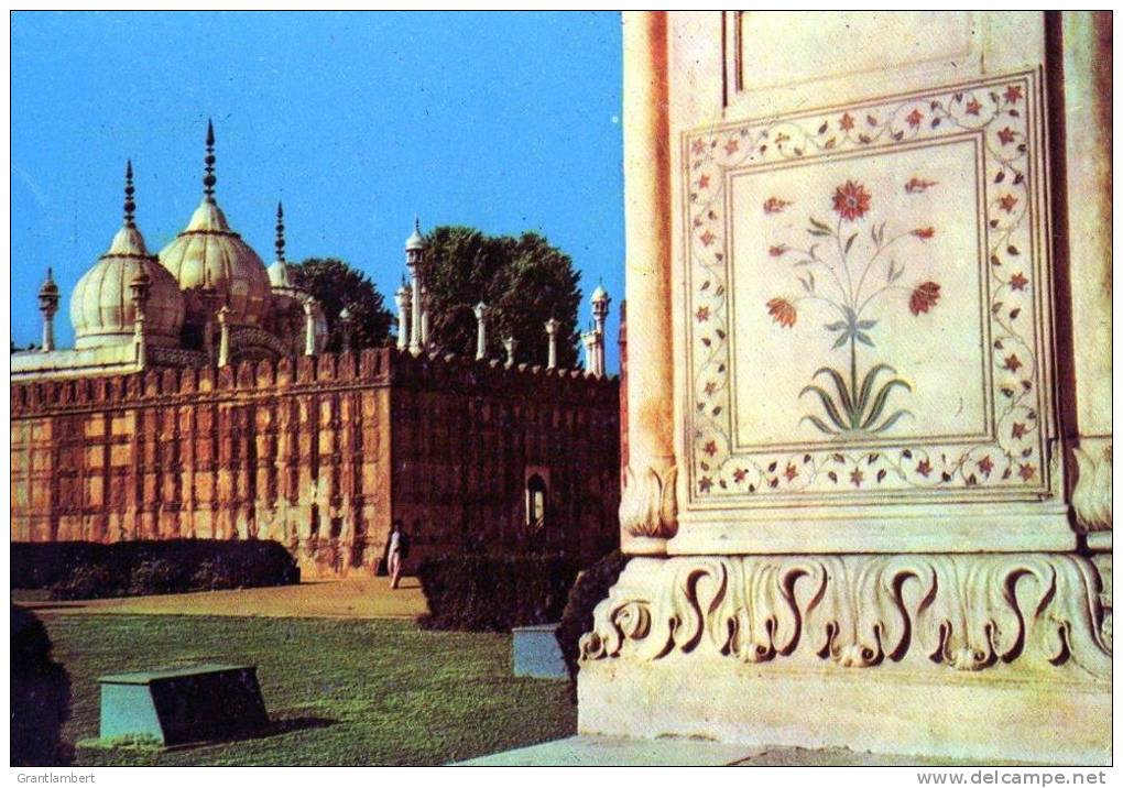 Pearl Mosque Inside Red Fort, Delhi, India, No Publisher, Unused - India