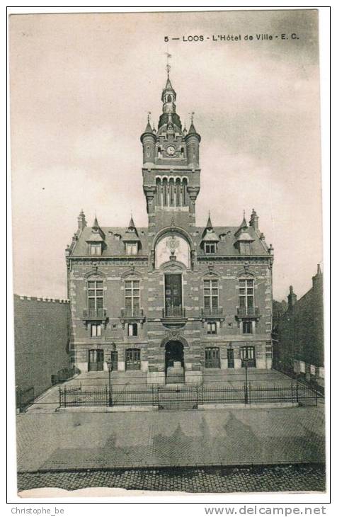 CPA Loos, L'Hotel De Ville (pk4500) - Loos Les Lille